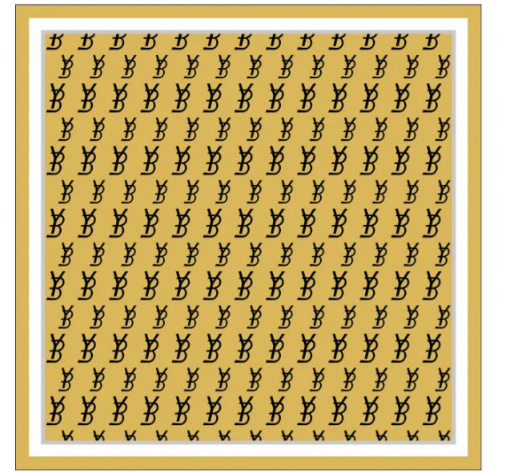 Gold YB scarf