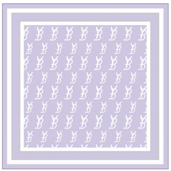 Lavender Purple YB scarf