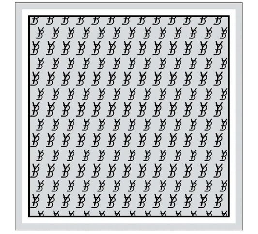 Silver YB scarf