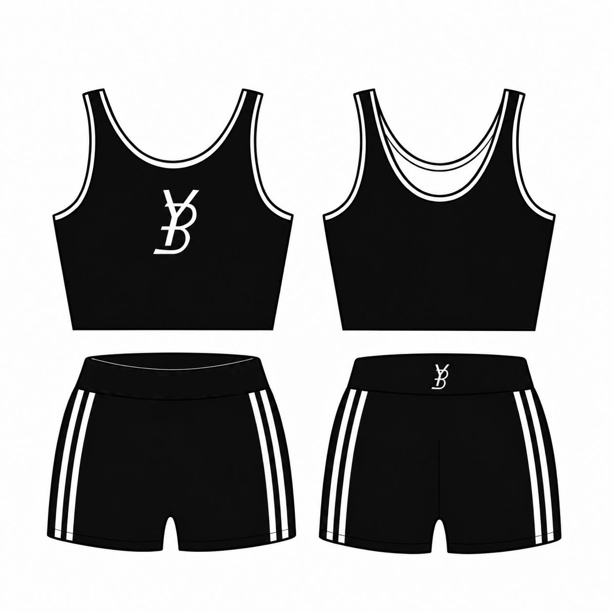 YB active black set size MEDIUM