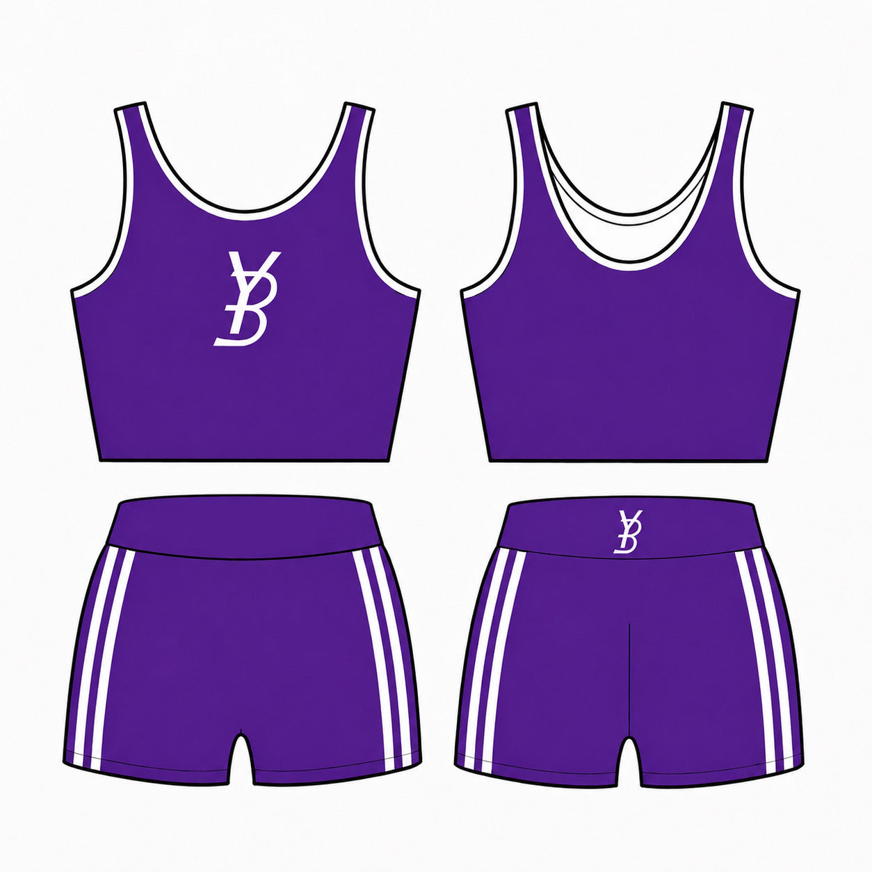 YB active purple set size MEDIUM