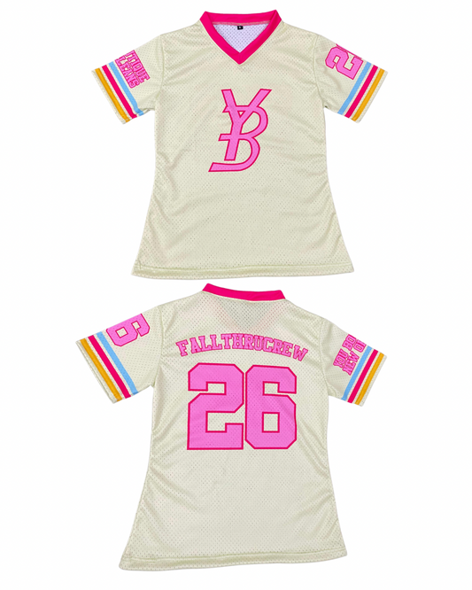 YB pink JERSEY size medium