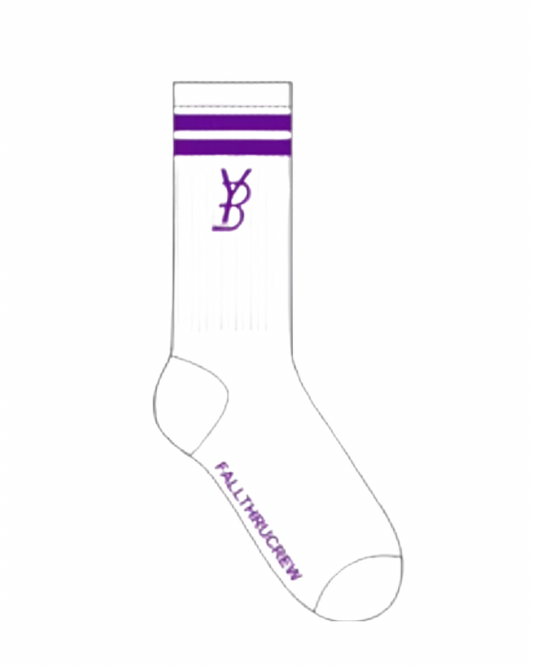 YB PURPLE SOCKS